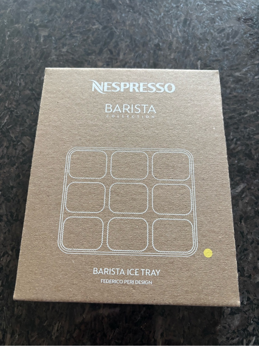 Nespresso Barista Ice Tray - Yellow